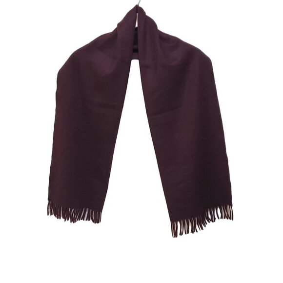 Auth PRADA - Bordeaux Cashmere Scarf
